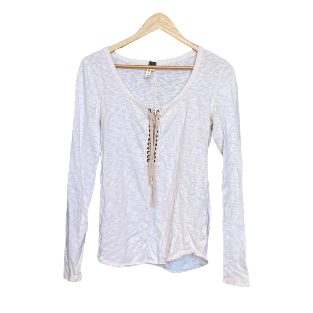 FP Lace Up Long Sleeve